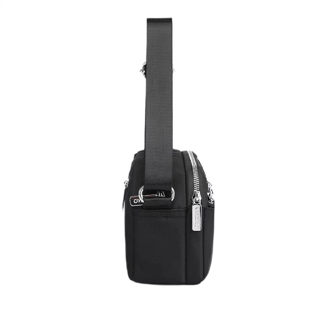Жіночий чорний тканинний месенджер Confident WT1-5902A - фото 4