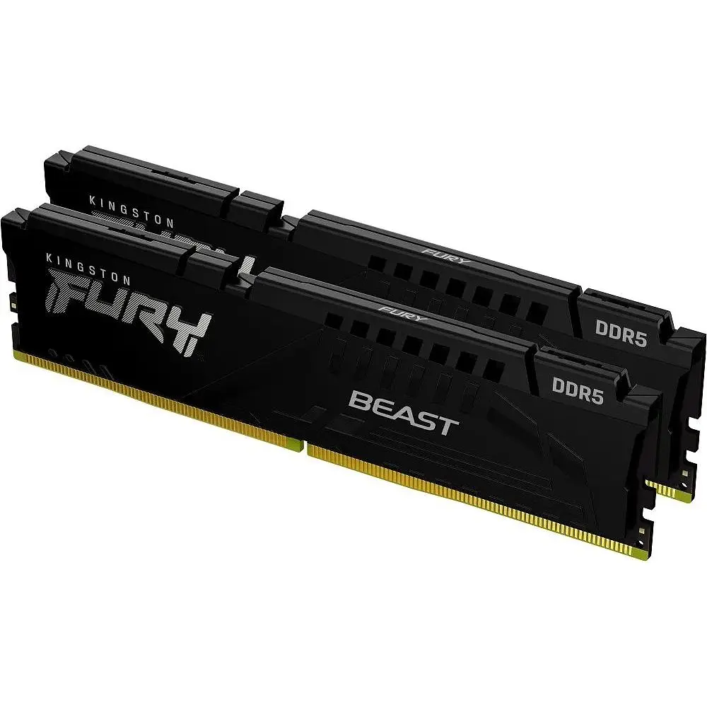 Модуль пам'яті Kingston DDR5 32GB (2x16GB) 5600MHz FURY Beast Black (KF556C40BBK2-32) - фото 2