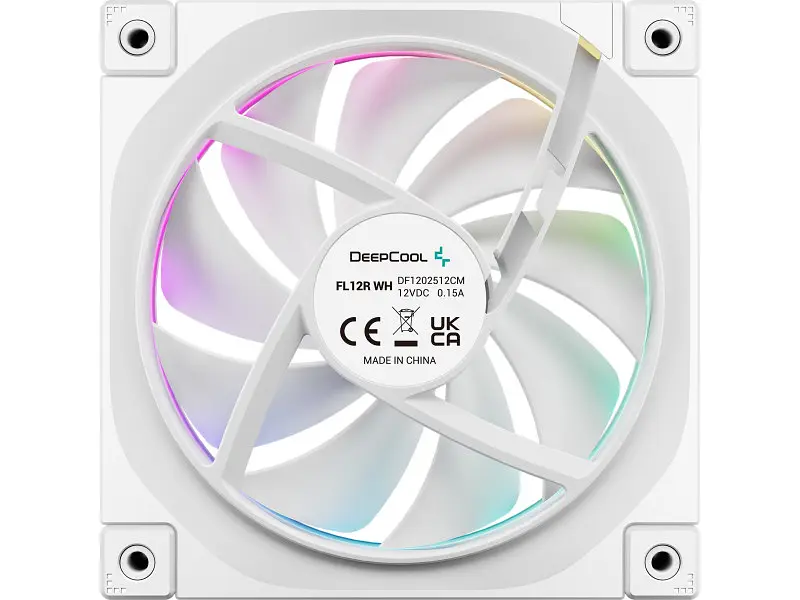 Корпусний вентилятор Deepcool FL12R White (R-FL12R-WHAPN1-G) - фото 4