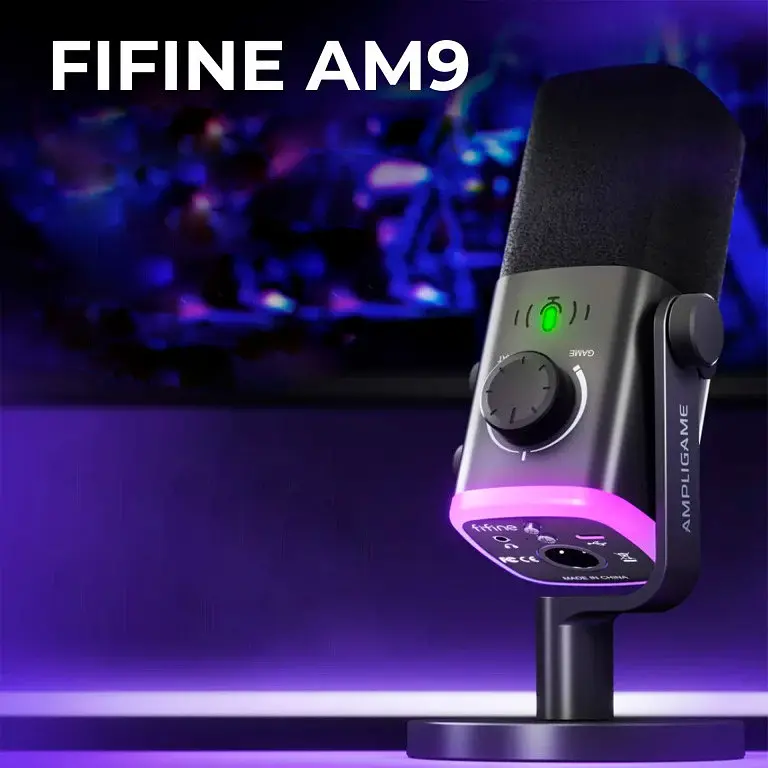 Мікрофон Fifine AM9 Black UA - фото 6
