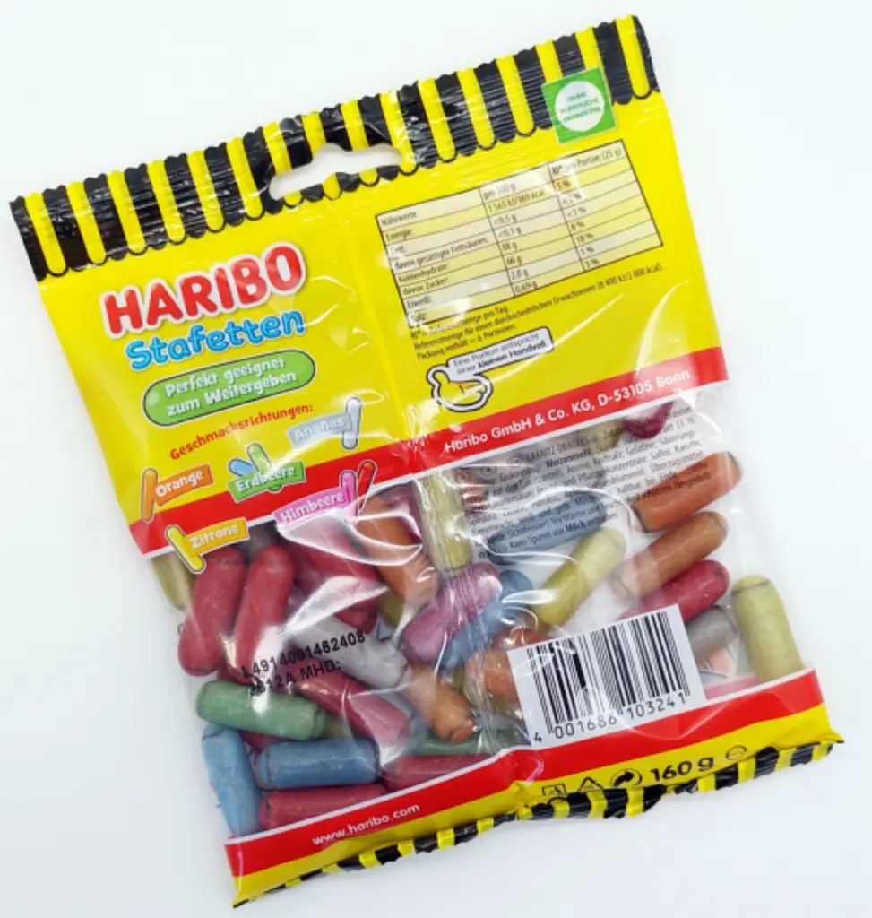 Жувальні лакричні цукерки Haribo Stafetten 160г - фото 6