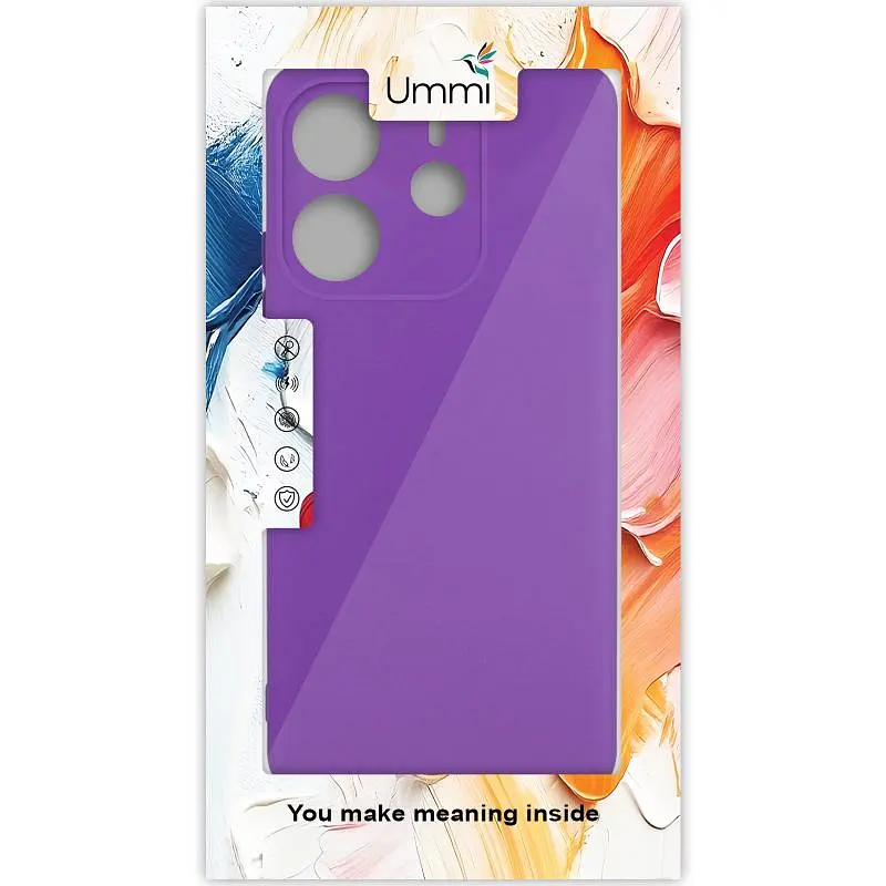 Чохол Silicone Cover Ummi Lakshmi Full Camera (AA) для Xiaomi Redmi Note 14 4G (Int. version) Фіолетовий / Purple - фото 2