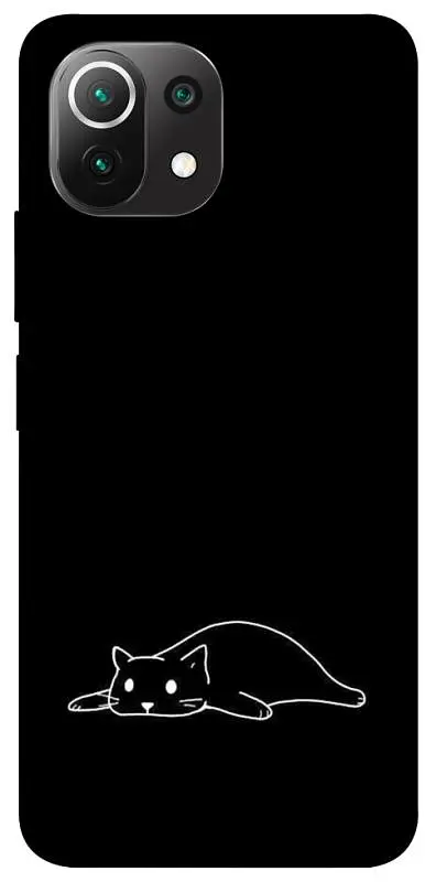 TPU чохол Demsky Lazy cat для Xiaomi Mi 11 Lite