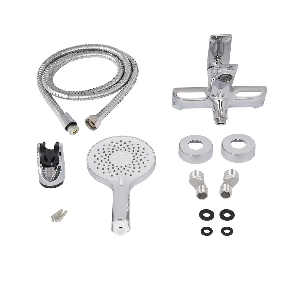 Змішувач для ванни Qtap Vlasta New (з душовим гарнітуром) QTVLA259CRM45642 Chrome - фото 5