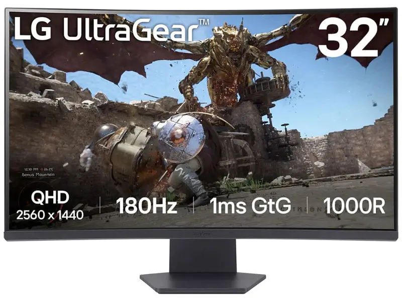 Монітор LG UltraGear 32GS60QC (32GS60QC-B)