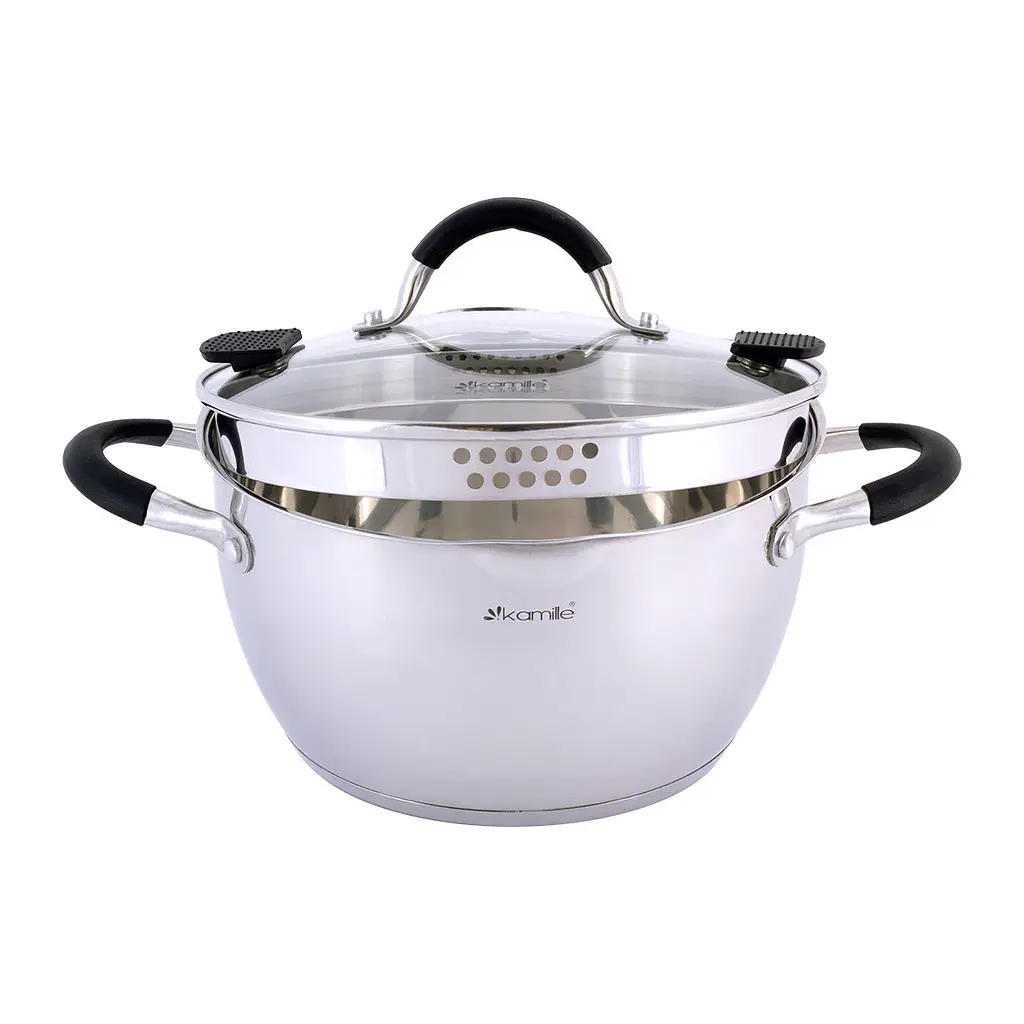 Каструля Kamille KM-5750 6.0л - фото 6