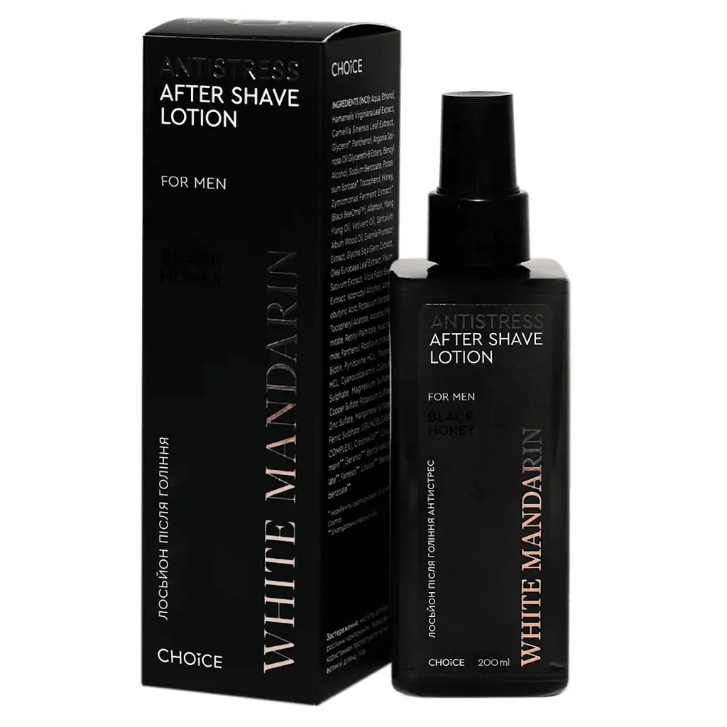 Лосьйон після гоління для чоловіків Choice Antistress After Shave Lotion 200 мл White Mandarin