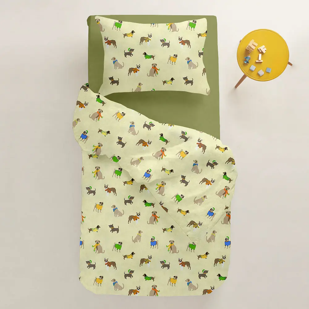 Дитяча постіль без простирадла FUNNY DOGS COSAS (4822052117392) - фото 2