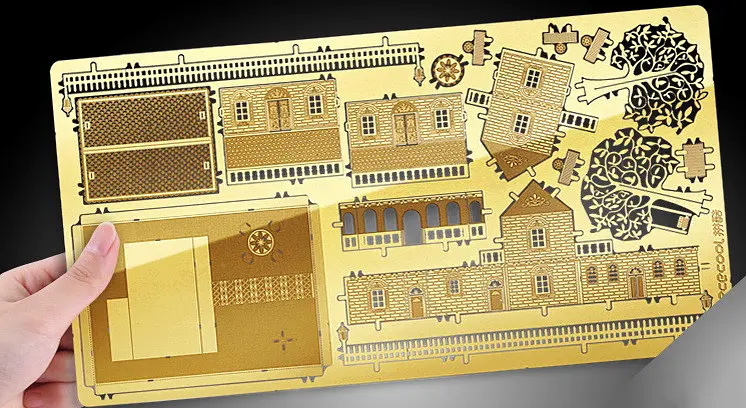 Колекційна модель PIECECOOL XiaomiNI VILLA, GOLD VERSION P028-G - фото 3