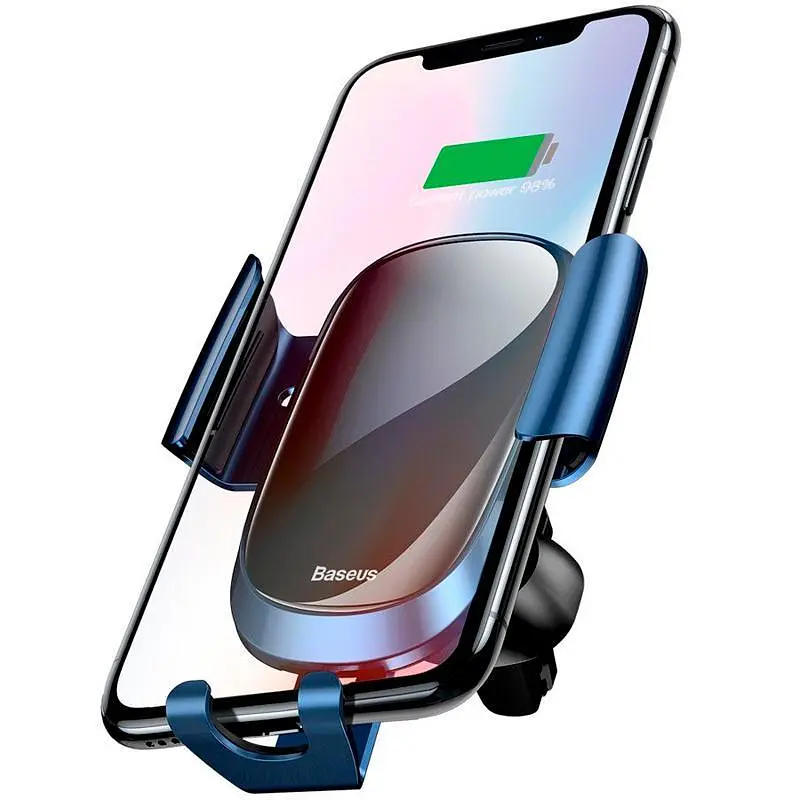 Автомобільний утримувач холдер Baseus Future Gravity Car Mount Holder SUYL-BWL03 Blue - фото 3