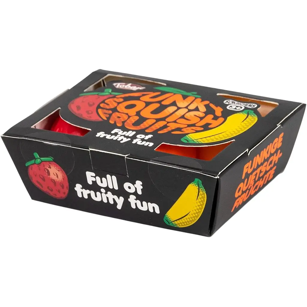 Набор игрушек-антистресс Tobar Сквиш Фрукты 3 шт. (38517) - фото 5