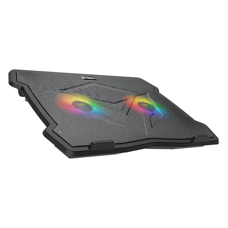 Підставка для ноутбука MeeTion CoolingPad CP2020, 9-14" для геймерів ігрова з RBG підсвічуванням - фото 4