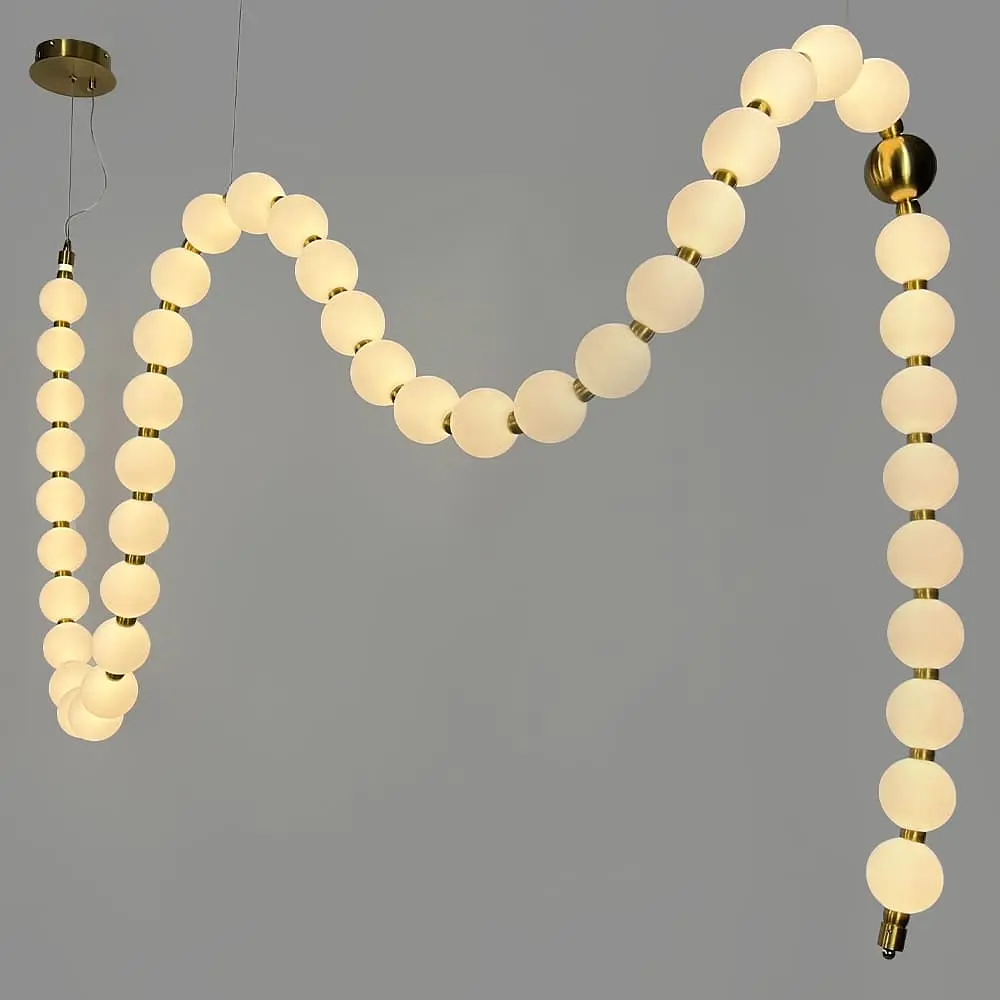 Люстра из серии Perla на 40 шариков 400 см 3 световых режима | Line F | Ст. SG012/45 AB - фото 8