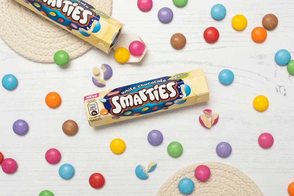 Драже Smarties White Chocolate 120g - фото 3