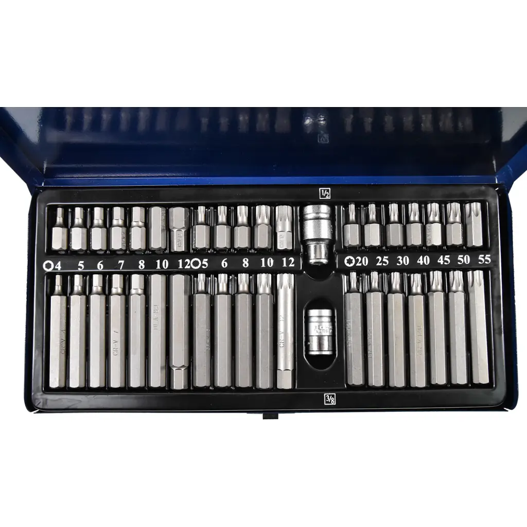 Набір біт Стандарт 10мм HEX, TORX, SPLINE 40шт. (SDBS0040) - фото 2