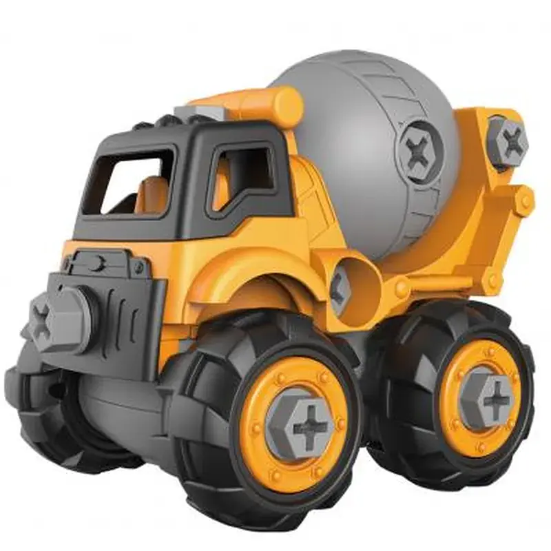 Конструктор Microlab Toys Будівельна техніка — бетономішалка (MT8908)