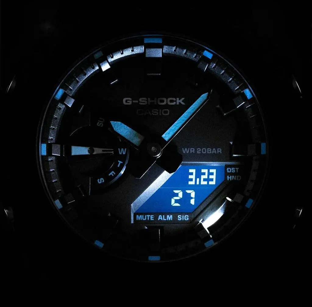 Годинник наручних чоловічий Casio GA-2100-1A3ER - фото 3