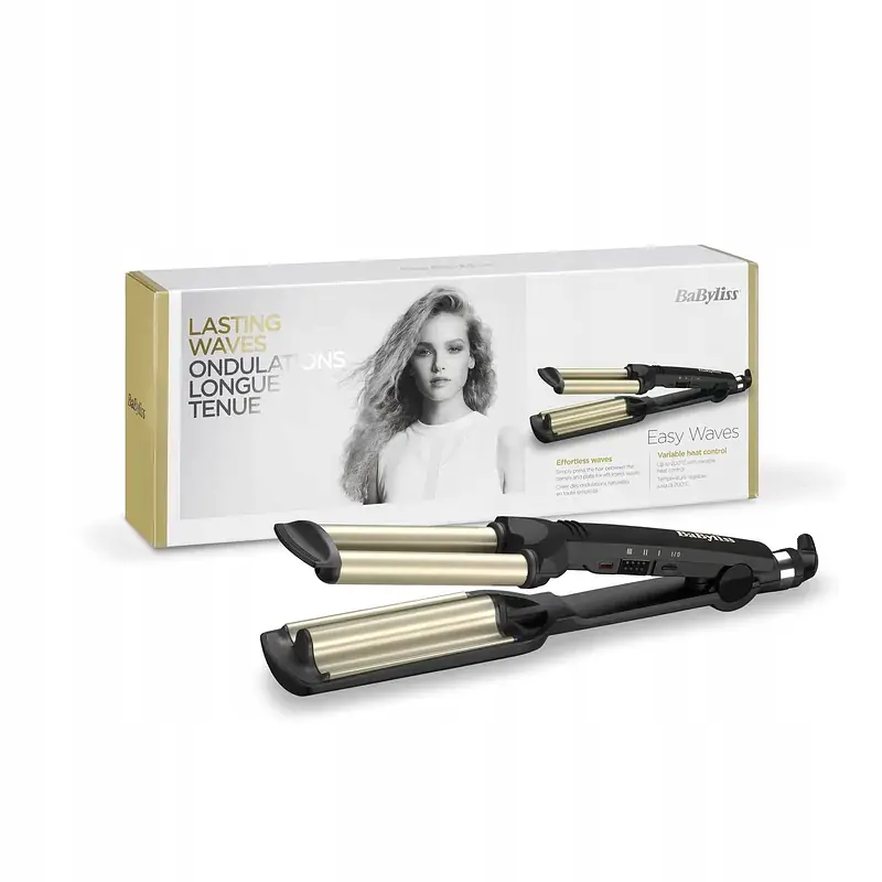 Плойка для завивки волосся Babyliss Easy Waves C260E чорна - фото 5