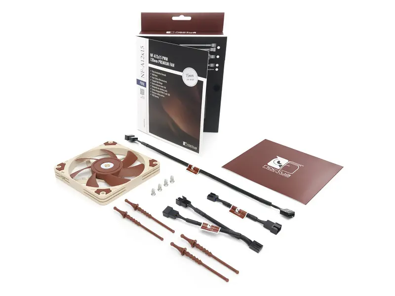 Вентилятор для корпусу Noctua NF-A12x15 PWM - фото 2