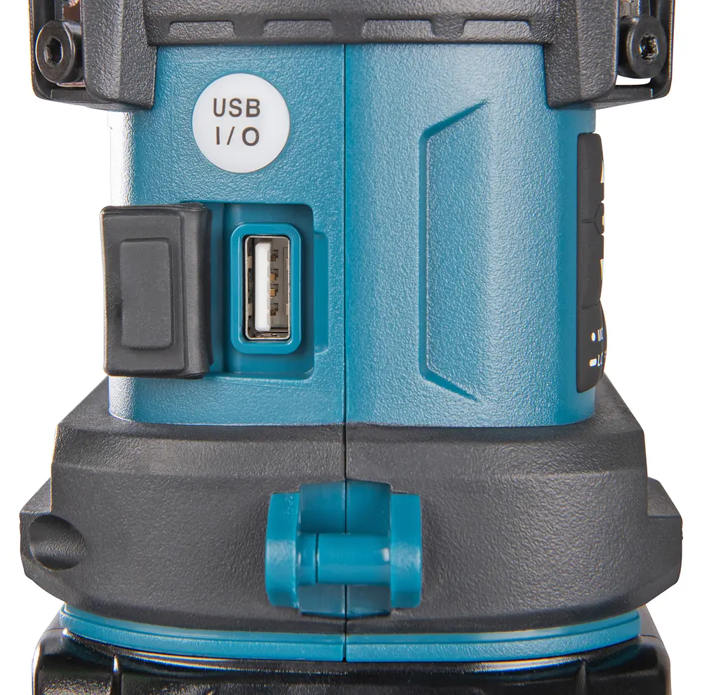 Радіоприймач з ліхтарем акумуляторний Makita MR010GZ (XGT, Bluetooth, USB, 3 Вт, 310 Лм, без акумуляторів та зарядного пристрою) - фото 8