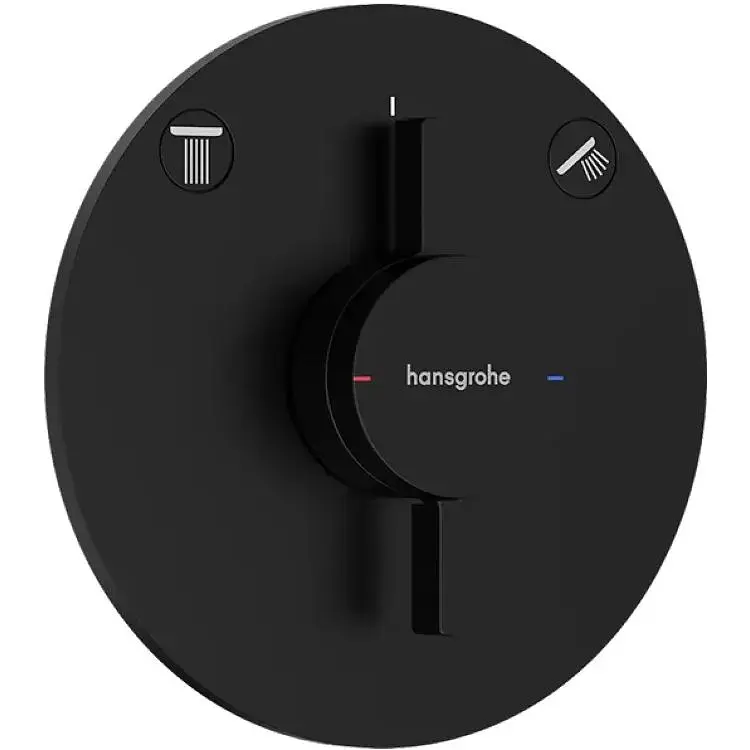 Змішувач для душу Hansgrohe DuoTurn S прихованого монтажу matt black 75418670