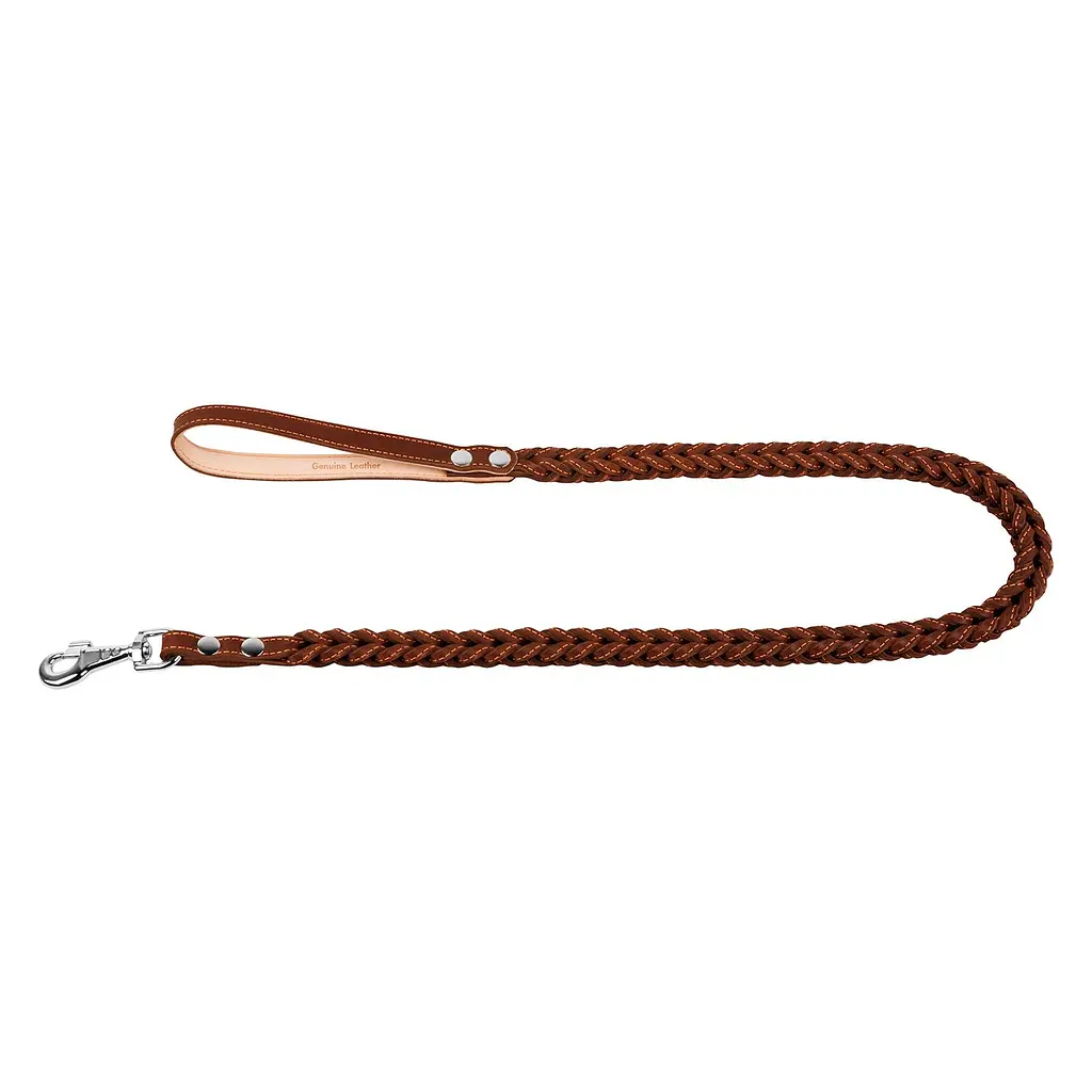 Повідець для собак Collar квадратне плетення з прошивкою - фото 2