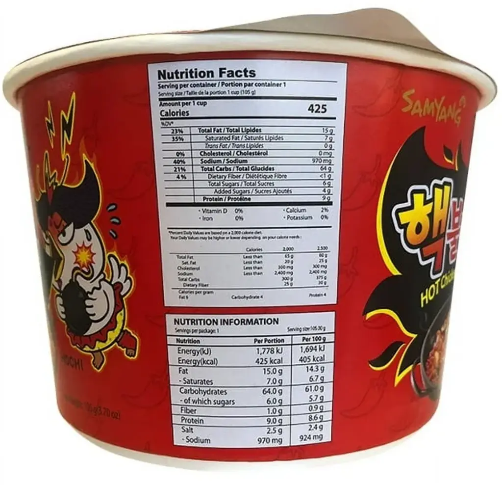 Локшина швидкого приготування Samyang Buldak 2X Spicy зі смаком гострої курки 105 г - фото 6