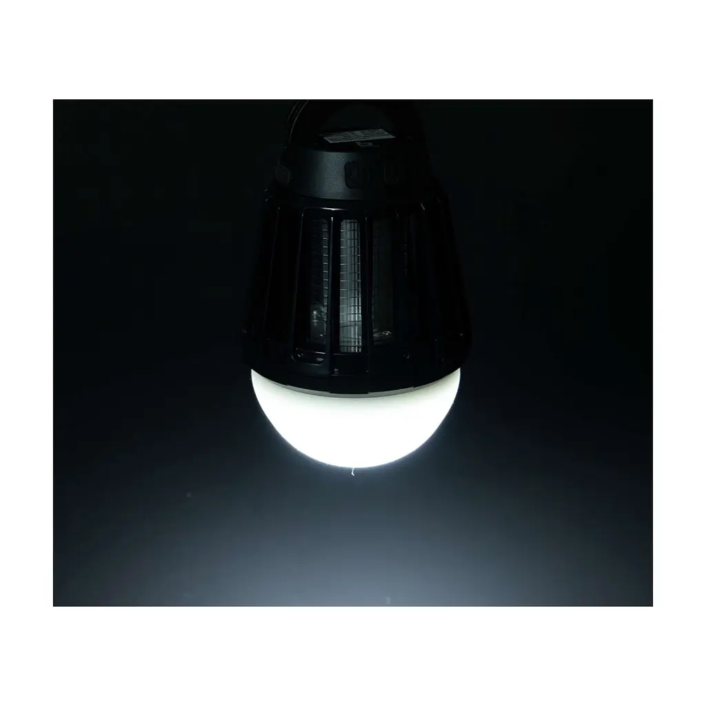Ліхтар Bo-Camp + знищувач комах Atom WP Rechargable 180 Lumen Black (5818804) (DAS303870) - фото 2