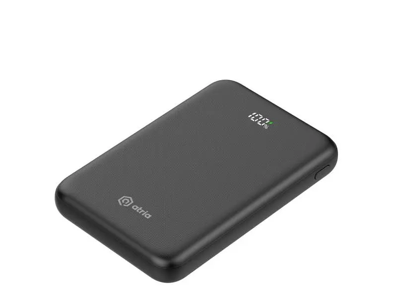 Зовнішній акумулятор (Power Bank) ATRIA WPD-P91 10000mAh Black
