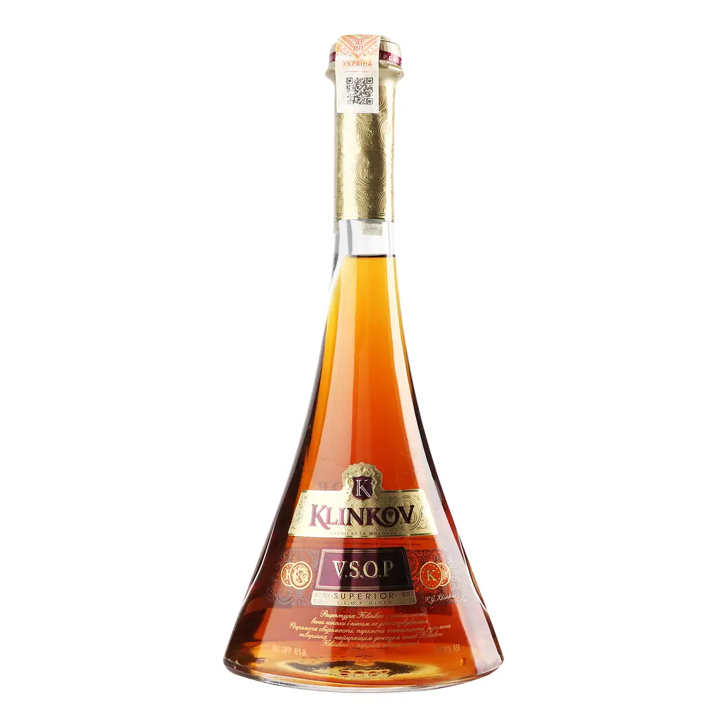 Коньяк Klinkov VSOP 40% 0.5 л в тубусе - фото 8