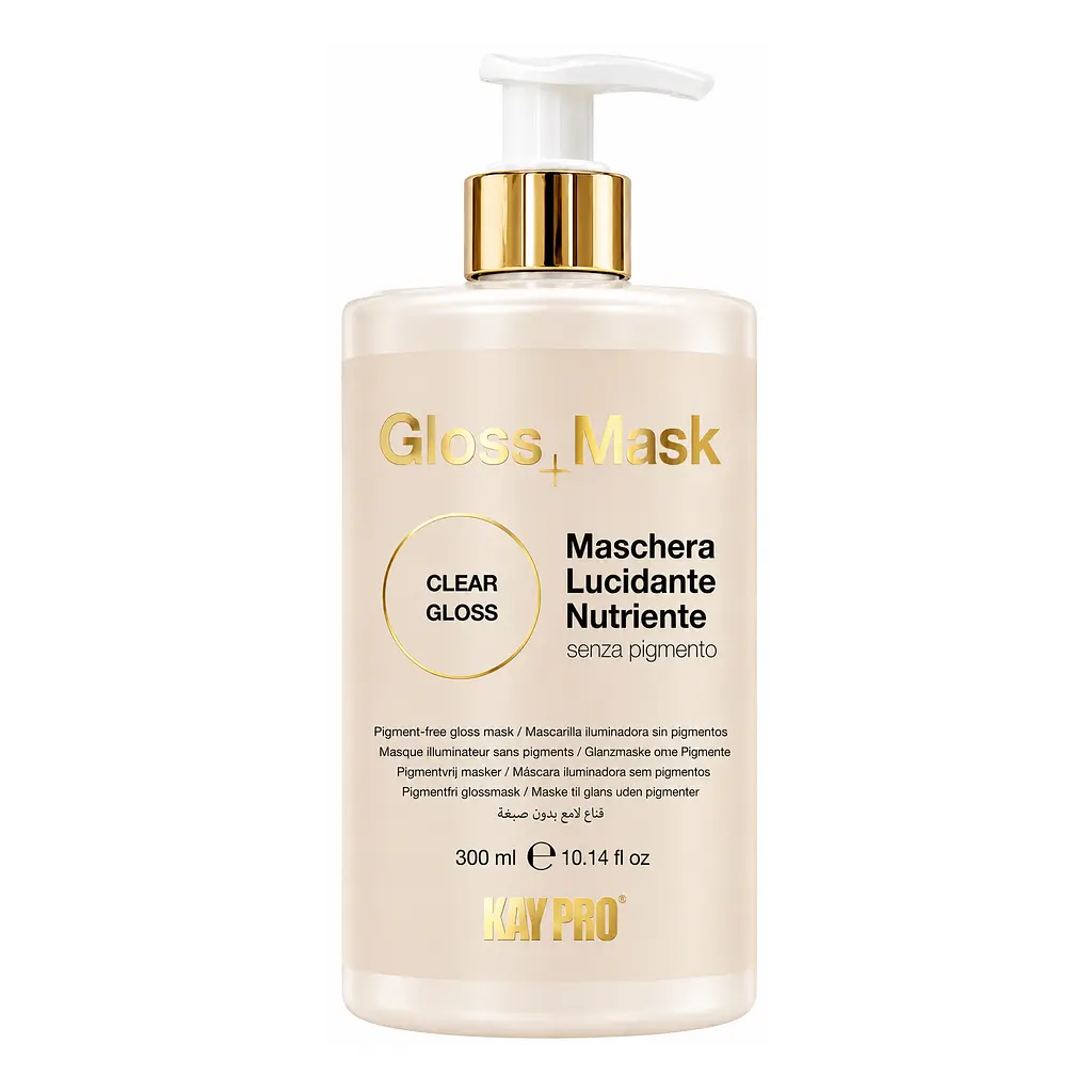 Живильна маска-блиск KayPro GLOSS+MASK CLEAR GLOSS 300 мл