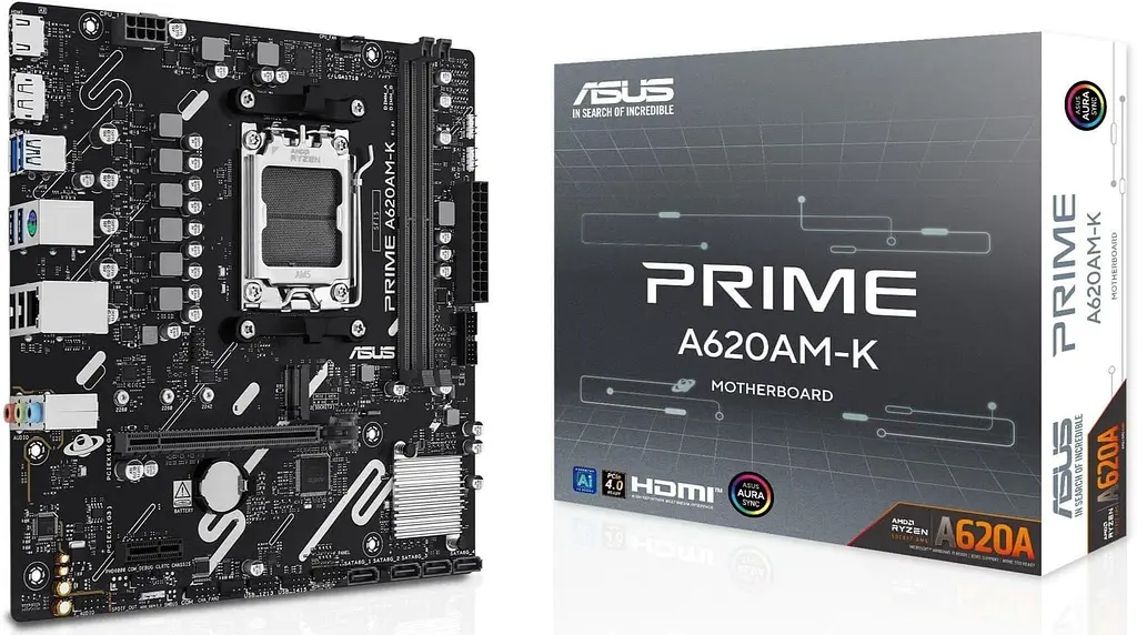 Материнська плата ASUS PRIME A620AM-K (PRIME A620AM-K) (Socket AM5, AMD A620A, Micro-ATX) - фото 6