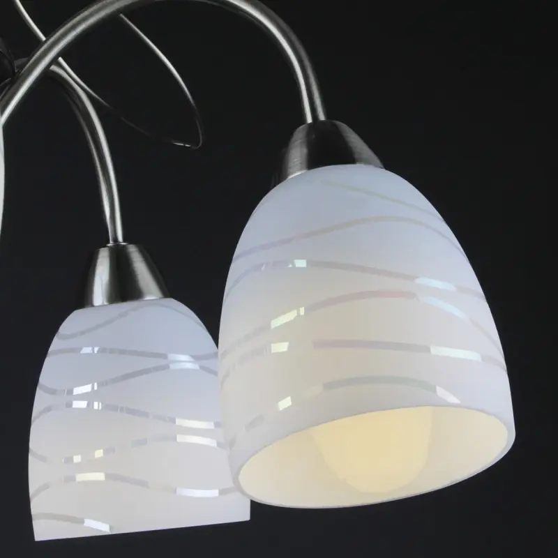 Люстра потолочная Brille E14 40W BZ (LK-527C/5) - фото 11