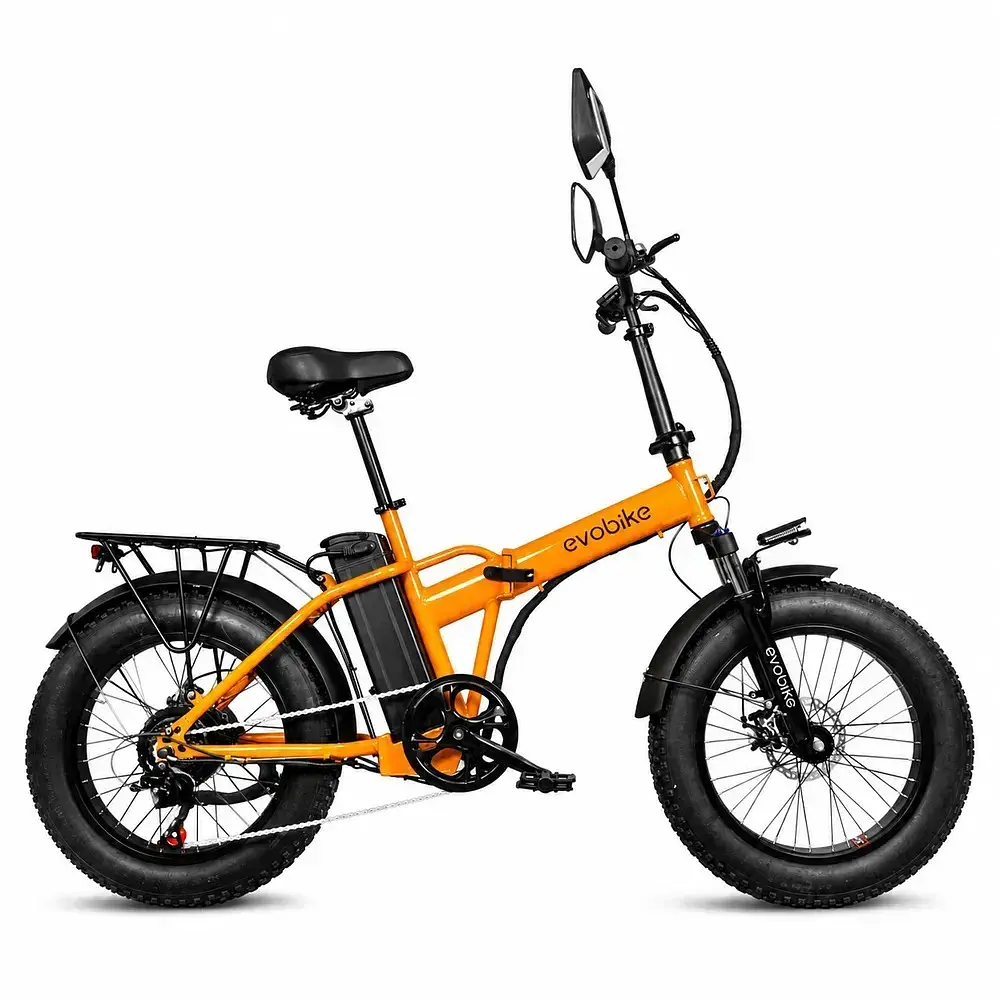 Електровелосипед EvoBike Storm V8S (1000W, 48V, 18Ah) Фетбайк Помаранчевий - фото 3
