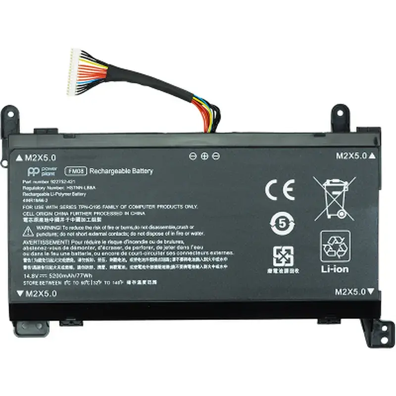 Акумулятор до ноутбука HP Omen 17 (FM08) 14.8V 5200mAh PowerPlant (NB461660)