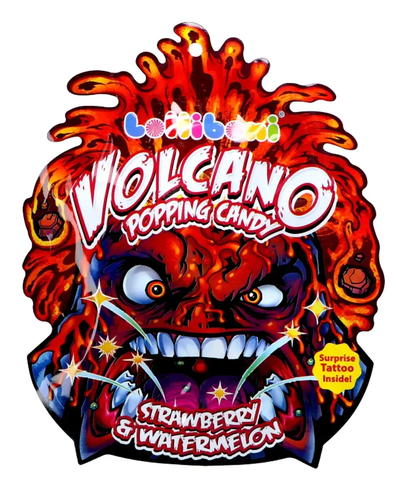 Цукерки Volcano Popping Candy Strawberry & Watermelon 18 g - фото 2