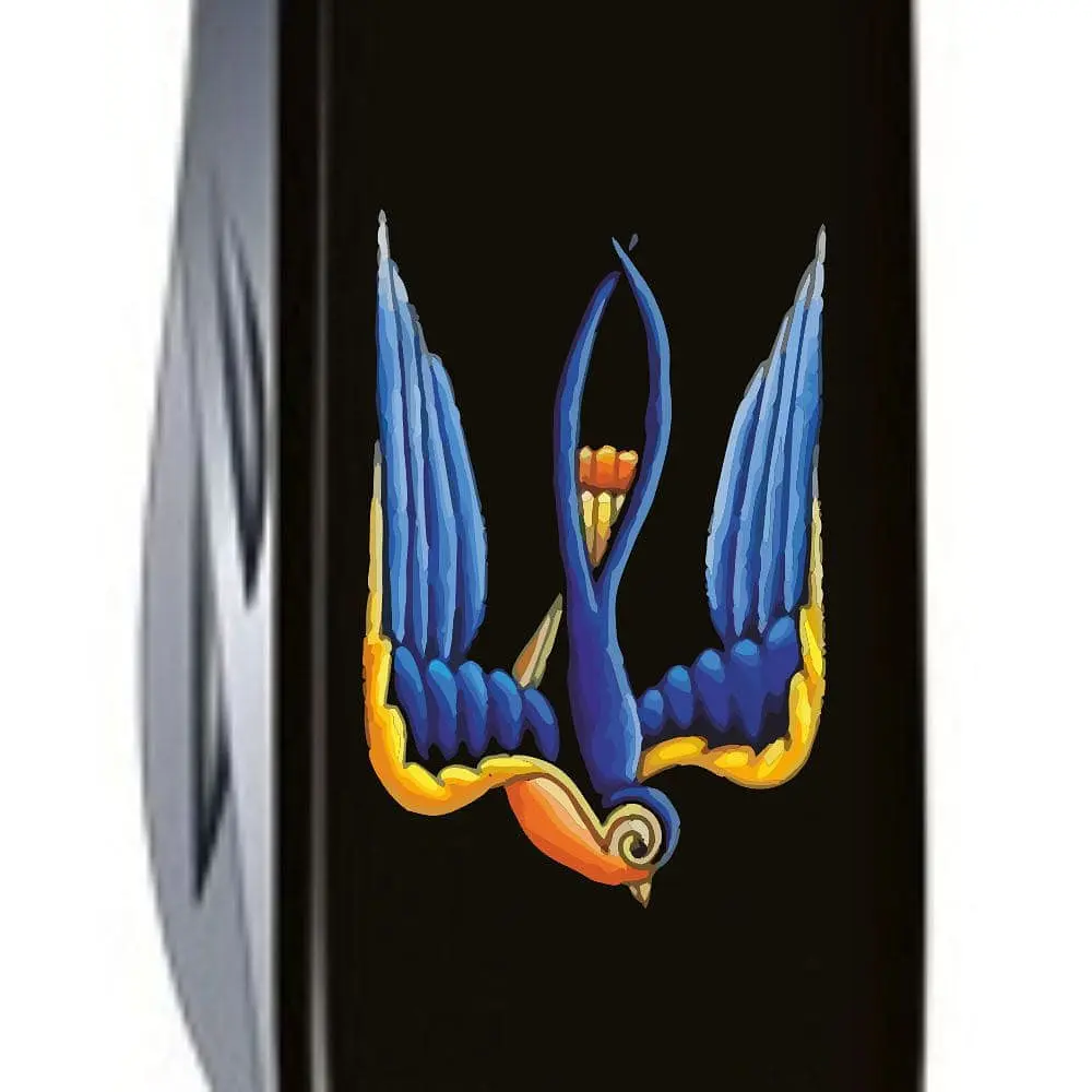Ніж Victorinox Climber Ukraine 91мм 14функ чорн Ластівка - фото 2