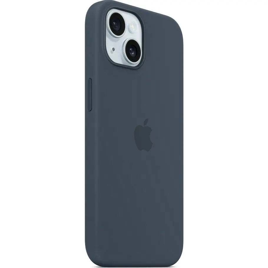 Чохол Apple Silicone Case with MagSafe для iPhone 15 Storm Blue (MT0N3ZM/A) [92897] - фото 2