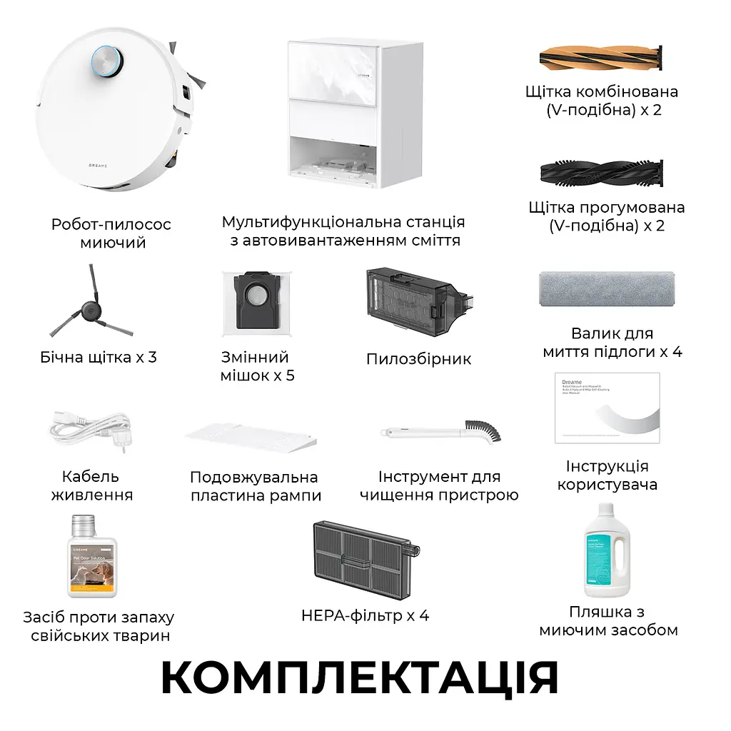 Робот-пылесос моющий Dreame Aqua 10 Ultra Track Complete White - фото 17