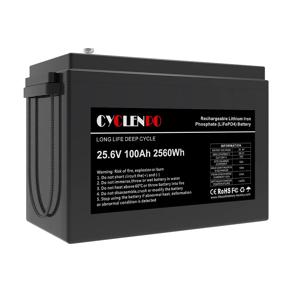 Аккумуляторная батарея литий-железо-фосфатная 25.6В 100Ач Cyclen 25.6V 100AH LiFePo4 (44-00080) - фото 3