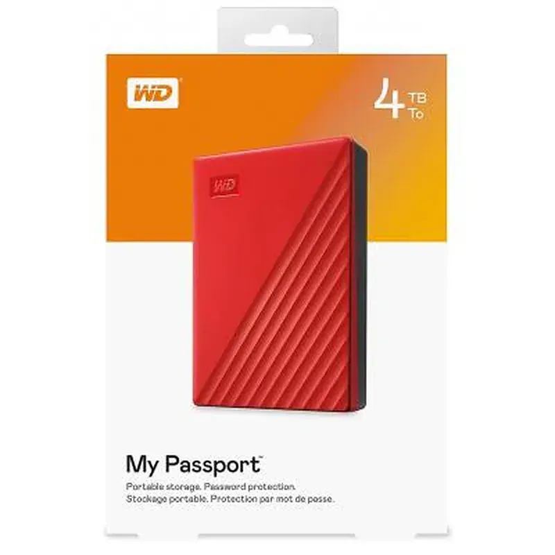 Зовнішній жорсткий диск 2.5" 4TB My Passport Portable WD (WDBPKJ0040BRD-WESN) - фото 6