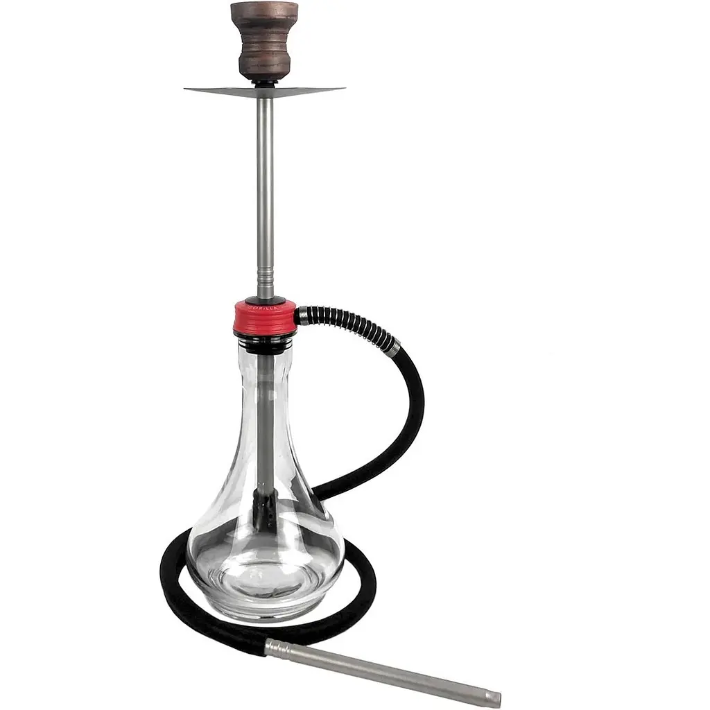 Кальян GORILLA 2.0 Red Drop Clear - фото 2