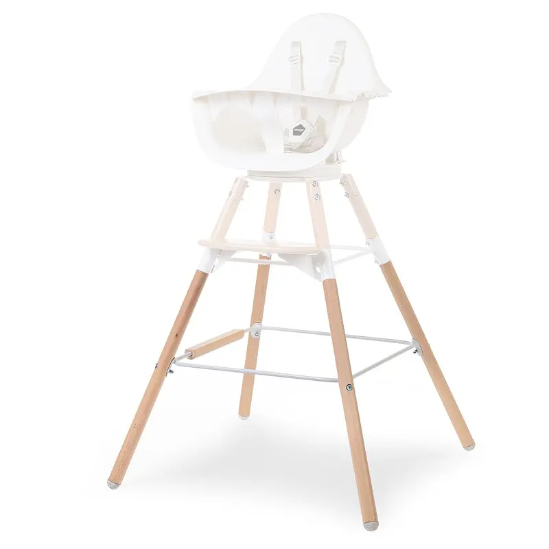 Комплект додаткових подовжуючих ніжок Childhome Evolu natural white з підніжкою (CHEVOFTNA) - фото 3