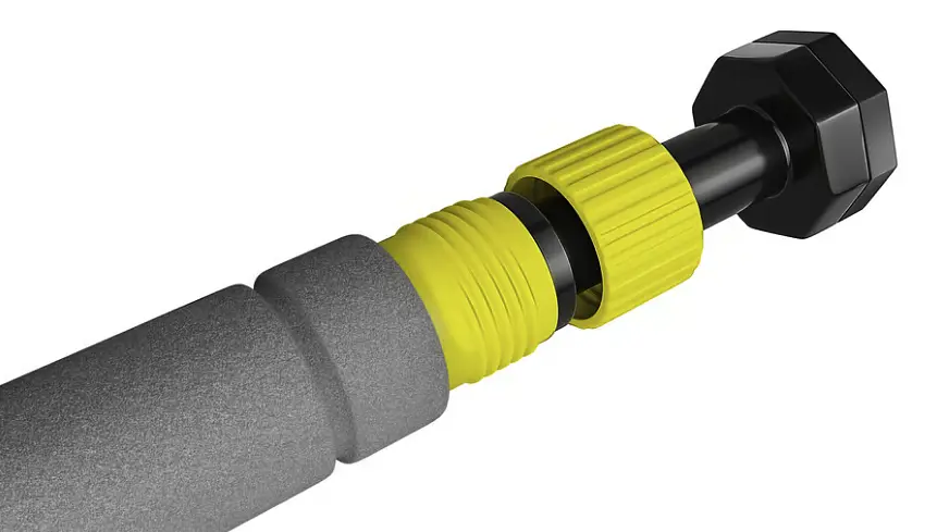 Турнік розсувний Hop-Sport HS-M050DP сіро-жовтий - фото 5