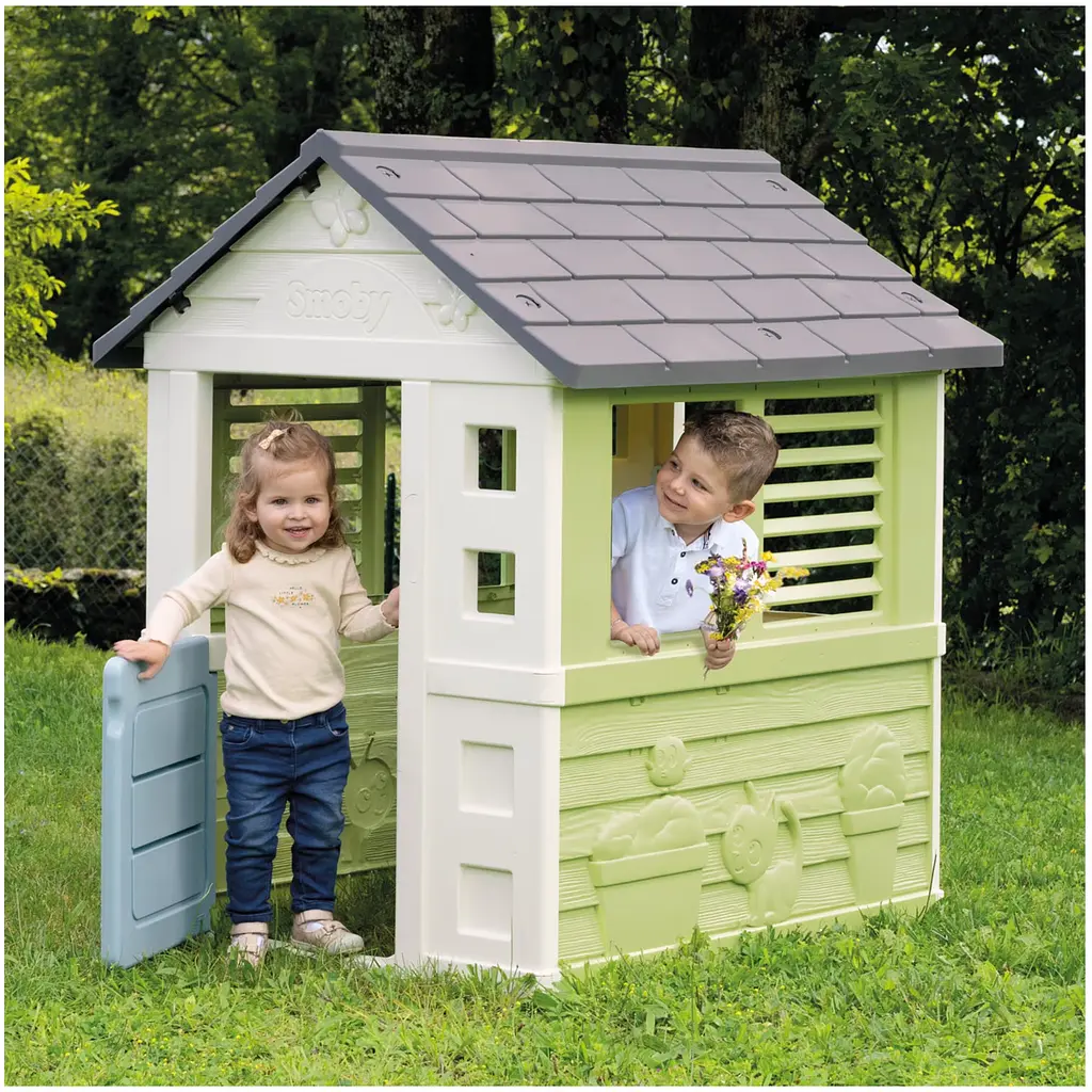 Будинок Smoby Life Райдужний зі ставнями 110х98х127 см (7600810737) - фото 5