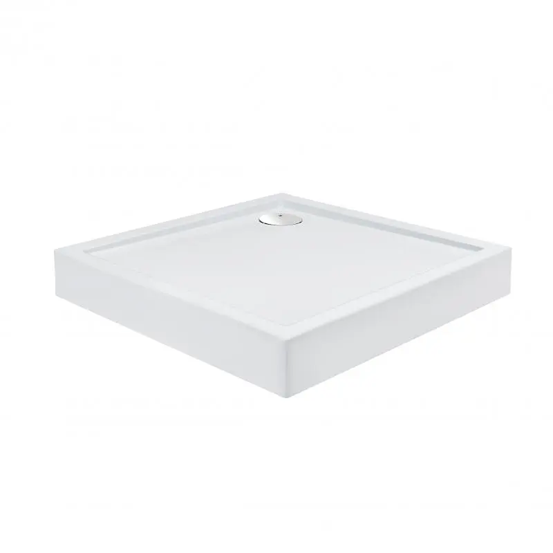 Набір Qtap душова кабіна Capricorn CRM1011SC6 Clear+піддон Tern 301112 із сифоном - фото 2