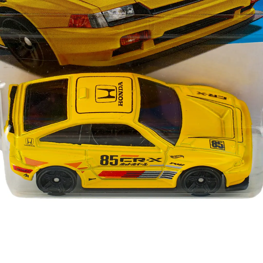 Базова машинка Hot Wheels HW J-Imports 1985 Honda CR-X жовта (5785) JJJ51-N521 - фото 2