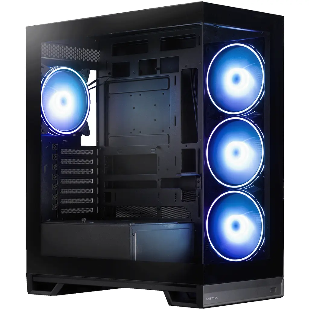 Корпус Chieftec VISTA MAX GX-30B-OP 4x140mm A-RGB, ATX, без БЖ, Black - фото 4