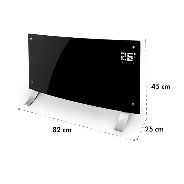 Конвекторный обогреватель Klarstein Bornholm Curved Smart 1000/2000W WiFi (10035238) - фото 8