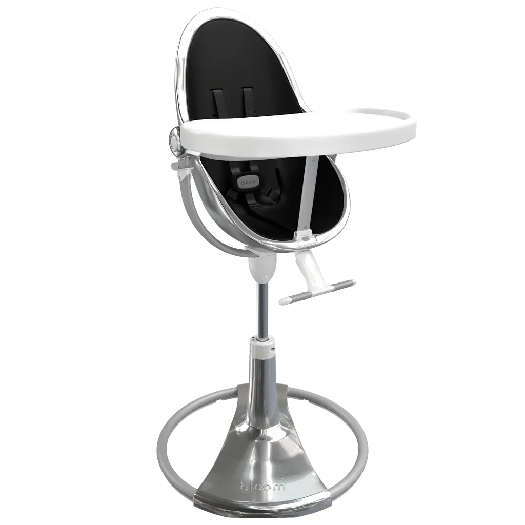 Стульчик для кормления Bloom Fresco Silver/Midnight black (E10535-S\E10516-MBL) - фото 2